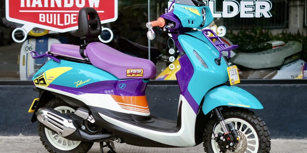 Modifikasi Yamaha Grand Filano Bergaya Urban Rally