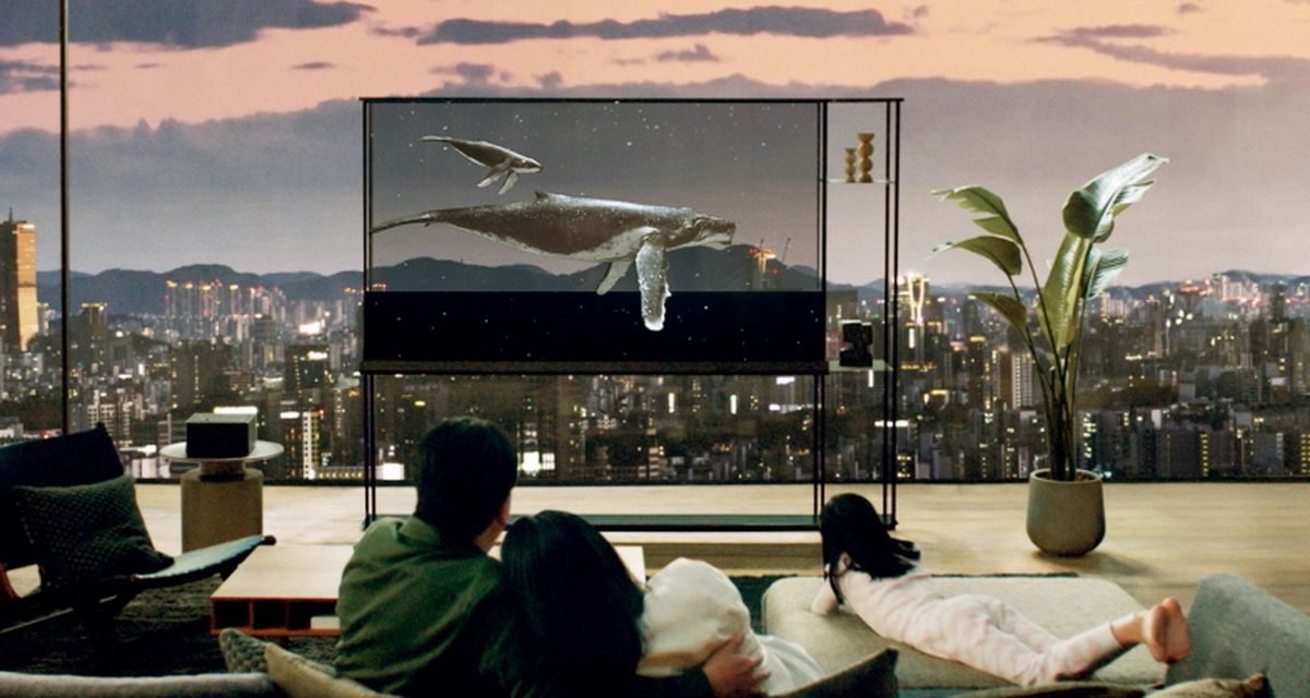 Layar TV Transparan 8K LG, Revolusi Hiburan Ruang Tamu