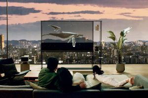 Layar TV Transparan 8K LG, Revolusi Hiburan Ruang Tamu