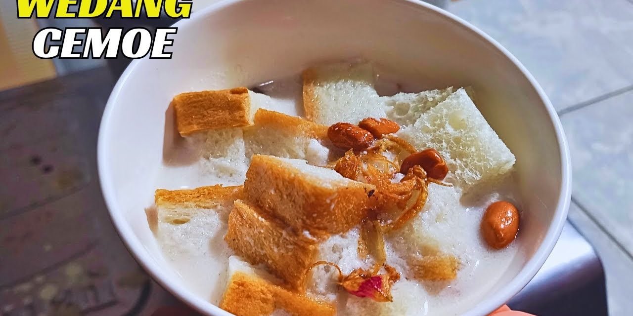 Nikmatnya Wedang Cemoe, Berpadu Santan Jahe Dan Roti Tawar