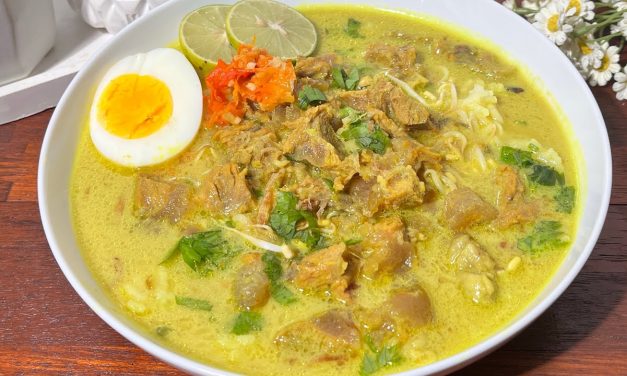 Soto Tuto Khas Tuban: Sajian Soto Daging Sapi Berkuah Santan